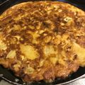El cooksnap de Natalia Vergara cuando hizo Tortilla de papa 😋.