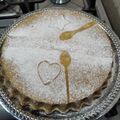 El cooksnap de mariaestela cuando hizo Tarta de ricota con dulce de leche.