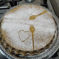 El cooksnap de mariaestela cuando hizo Tarta de ricota con dulce de leche.
