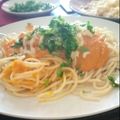 El cooksnap de David Perez cuando hizo Fideos con crema de zapallo.