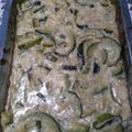 El cooksnap de Mariana cuando hizo Gatuzo con salsa de zucchini.