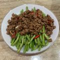 Cooksnap dari Aprodianne Annes untuk resep Buncis Singapur (Tumis Baby Buncis)