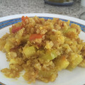 El cooksnap de ZoneG516 cuando hizo Quinoa con calabacín.