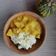 Vivien Szabó Cooksnap-ja, amikor elkészítette a(z) Indiai, joghurtos curry burgonyával(Aloo Kadhi) receptet.