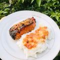 Cooksnap của Dy Dy khi họ làm theo món Cá hồi sốt bơ tỏi