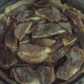 El cooksnap de Andrelis Marcano cuando hizo Tarta de manzana 🍎, pera 🍐 y canela (vegano).