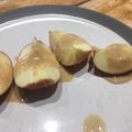 Ed Robinson's cooksnap of when they made Peanut butter on apple.