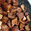 El cooksnap de Arantxa Artigas cuando hizo Asadura de cordero con ajos y vino blanco.