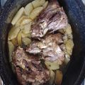 Cooksnap από polihniotissa στη συνταγή Κότσι χοιρινό στο πήλινο