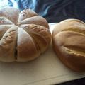 El cooksnap de Sofia Helena Carpio cuando hizo Pan de campo con levadura de masa madre.