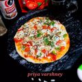 Priya vishnu Varshney का कुकस्नैप जब उन्होंने पिज़्ज़ा (pizza recipe in Hindi) बनाया था।
