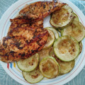 El cooksnap de Antonio Lorente cuando hizo Lomo adobado a la plancha con calabacines.