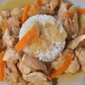 El cooksnap de Merche cuando hizo Arroz blanco con pollo escabechado.