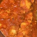 El cooksnap de Raquel “Eybi” Reyes cuando hizo Tortitas de coliflor lampreada con salsa de tomate.