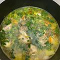 Cooksnap Wan Nor Amiyra Wan Husin semasa beliau membuat Sup Ayam Simple.