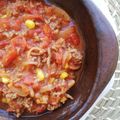 El cooksnap de Angélica cuando hizo Tomaticán 🍅🧄🧅🌽.