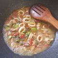 Cooksnap dari Naria Noerhana untuk resep Cumi Tumis Pete ekstra Pedas