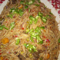 Mom mufeedah's cooksnap of when they made SPECIAL BROWN PASTA (soyayyar taliya)😋😋😋.