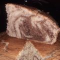 El cooksnap de Mariela Negri cuando hizo Bizcochuelo marmolado (con aceite).