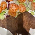 El cooksnap de poramoralhambre cuando hizo Milanesa de res empanizada con brócoli y sopa fría 🤭❤️.