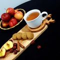 کوک اسنپ مهدیه کولیوند بعد از امتحان کردن دمنوش سیب و دارچین وعناب.