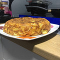 El cooksnap de sonya cuando hizo Tortilla de patatas con huevos camperos en la olla GM.