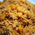 Anamta Azeem's cooksnap of when they made Alu mattar Biryani.