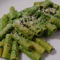 El cooksnap de Daniel González cuando hizo Macarrones integrales con pesto de Espinacas. 🌾VEGANO🌾.