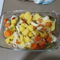 El cooksnap de Fatimilla cuando hizo Verduras al vapor con aliño de albahaca.