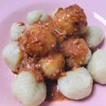 Cooksnap dari Kiki Kusuma Wardani untuk resep Cilok Terigu simple Bumbu Pecel