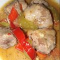 Cooksnap από Εμμανουελα Α. στη συνταγή Χοιρινή τηγανιά κρασάτη με πιπεριές