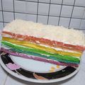 Cooksnap dari Ibun H untuk resep Rainbow CaKe kukus Elim Sugito