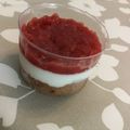 El cooksnap de Fran Güells Sanchez cuando hizo Vasitos queso, mermelada y galleta.