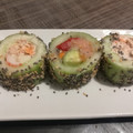 El cooksnap de Reich cuando hizo Falso sushi de pepino, salmón y atún.