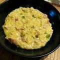Cooksnap από Δήμητρα Κωνσταντάκη στη συνταγή Κριθαρότο με μπέικον και γραβιέρα Κρήτης