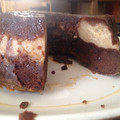 El cooksnap de Nadia Martin cuando hizo Chocoflan (brownie-flan).