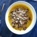 El cooksnap de Fernando Ascanio cuando hizo Crema de auyama y zanahoria LuisFy.