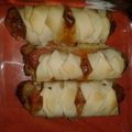 El cooksnap de diego retamar cuando hizo Rollitos de pancho.