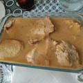 El cooksnap de Tamara Vallejos cuando hizo Lomo de cerdo en salsa de vino con miel.