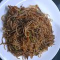 Rakhi Gupta का कुकस्नैप जब उन्होंने चाऊमिन (chowmein recipe in Hindi) बनाया था।