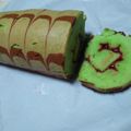 Cooksnap dari Ms. Mukasyaf untuk resep Bolu Gulung Pandan Ekonomis