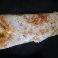 Nita Mavani 's cooksnap of when they made ચીઝી મેગી મસાલા ઢોસા.