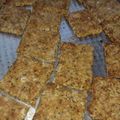 El cooksnap de Kari Maquiavelo cuando hizo Galletitas crackers de avena.