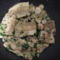 El cooksnap de Eva Cifuentes Martinez cuando hizo Abadejo en salsa verde con gambas.