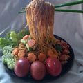 Cooksnap dari Tata My Beloved untuk resep Mie Terbang / Rainbow Noodle Cake