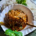Rupa singh का कुकस्नैप जब उन्होंने भरवाँ बैंगन और आलू की सब्जी (bharva baingan aur aloo ki sabzi recipe in Hindi) बनाया था।