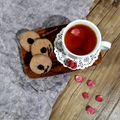 کوک اسنپ مهدیه کولیوند بعد از امتحان کردن دمنوش آویشن و عناب.
