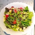 El cooksnap de Rubén Padilla cuando hizo Ensalada de uvas manzana queso y nueces.