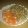 El cooksnap de Lady Marmalade cuando hizo Zapallito revuelto acompañado de tomates.