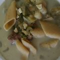 El cooksnap de Pedro Rivero cuando hizo Sopa de menestrón.